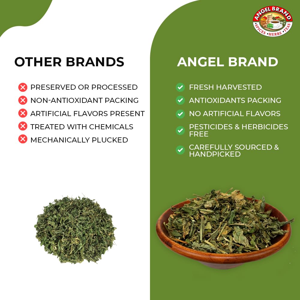 Angel Brand Guinea Hen Leaves Tea - 0.5 Oz Pouch Pack Of 3 Sourced From Lush Tropics, Discover Potent & Versatile Qualities Of O