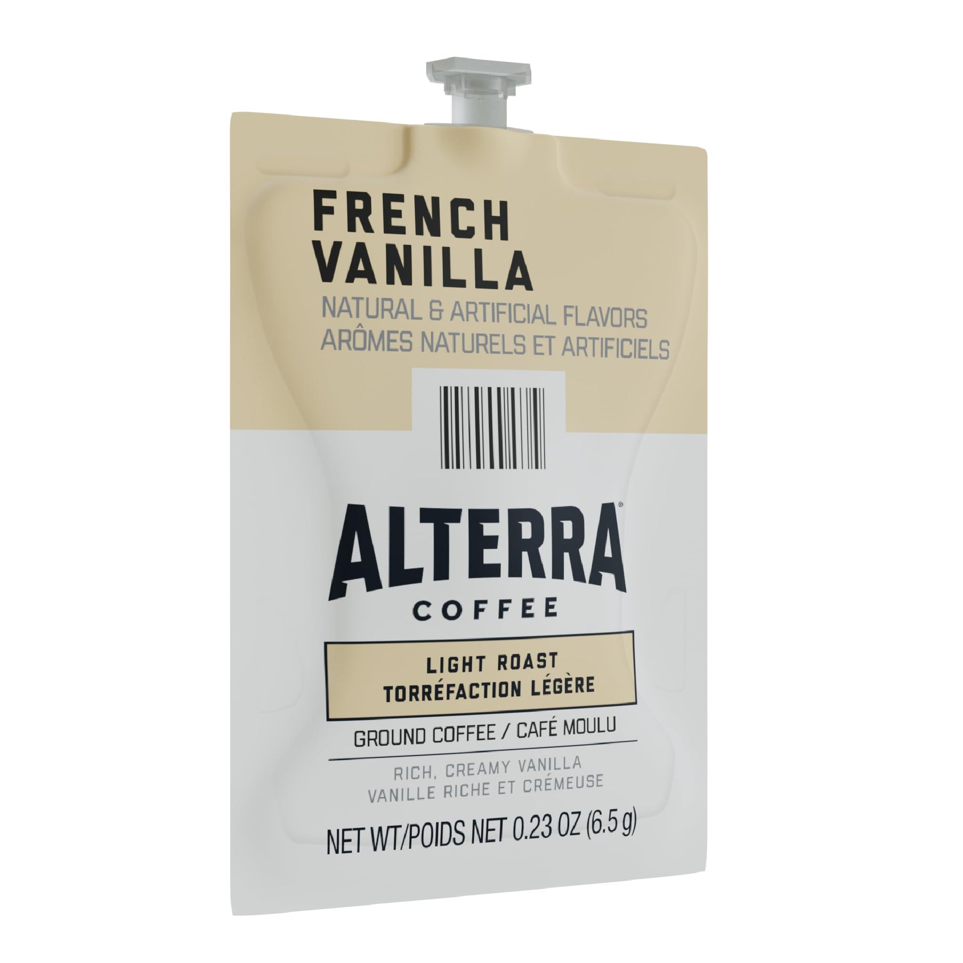 Flavia Coffee Freshpacks, French Vanilla, Light Roast, 4 Count (Pack of 5), Model A183, Coffee Color, Case of 100
