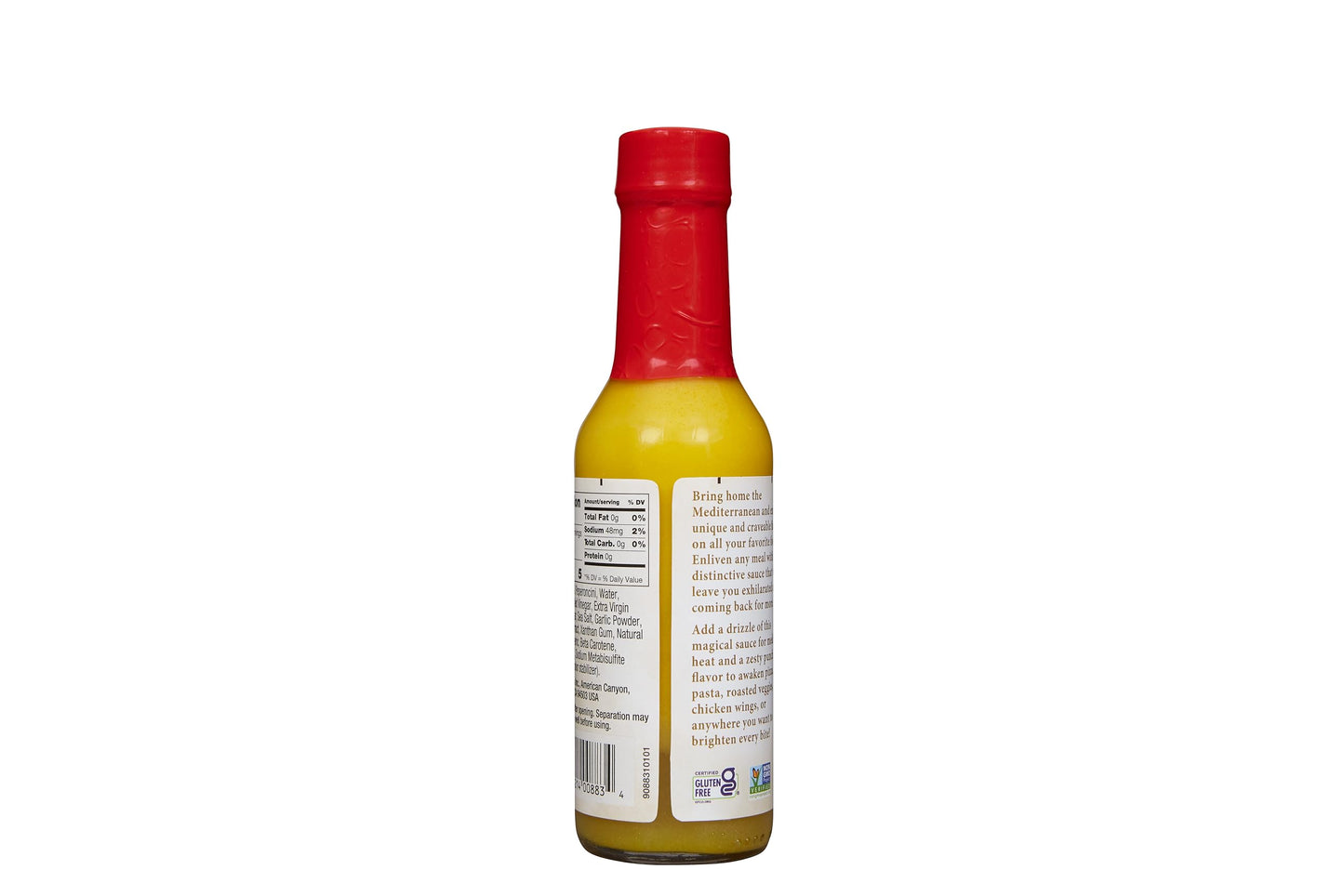 Mezzetta Mediterranean Peperoncini Hot Sauce, Medium Heat | Non-Gmo, Gluten Free | 5 Fluid Ounce Jar (Pack Of 6)
