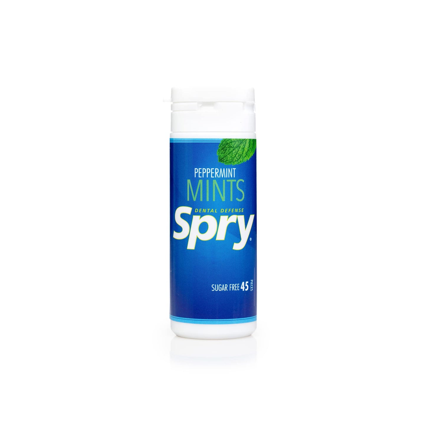 Spry Xylitol Peppermint Sugar Free Candy - Breath Mints That Promote Oral Health, Dry Mouth Mints That Increase Saliva Production, Stop Bad Breath, 240 Count (Pack Of 2)