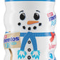 Mentos Sugar-Free Chewing Gum  Fresh Mint Flavor  Winter Edition Snowman Bottle  Holiday Stocking Stuffer  Secret Santa  50 Count (Pack of 4)