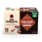 Don Franciscos Kona Blend Medium Roast K-Cup Coffee Pods, 12 Count, 10% Kona, Compatible with Keurig, Recyclable
