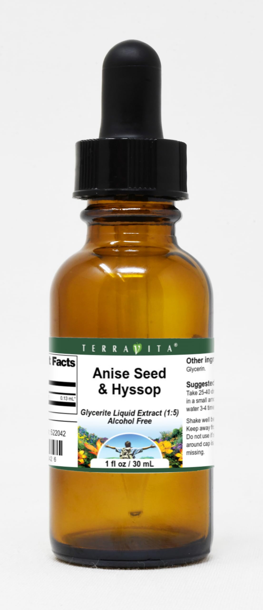 Anise Seed & Hyssop Glycerite Liquid Extract (1:5) - No Flavor (1 oz, ZIN: 522042)