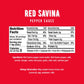 Melindas Red Savina Pepper Hot Sauce - Craft Extra Spicy Habanero Hot Sauce - Made With Fresh Ingredients, Red Savina Peppers, V