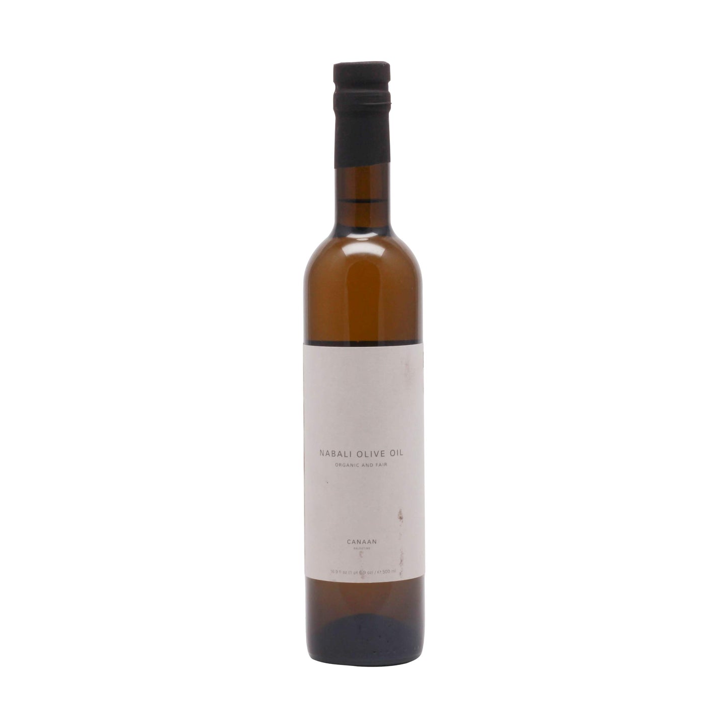 Canaan Fair Trade Organic Cold-Pressed Tree Olive Oil, Nabali, 16.9 Oz
