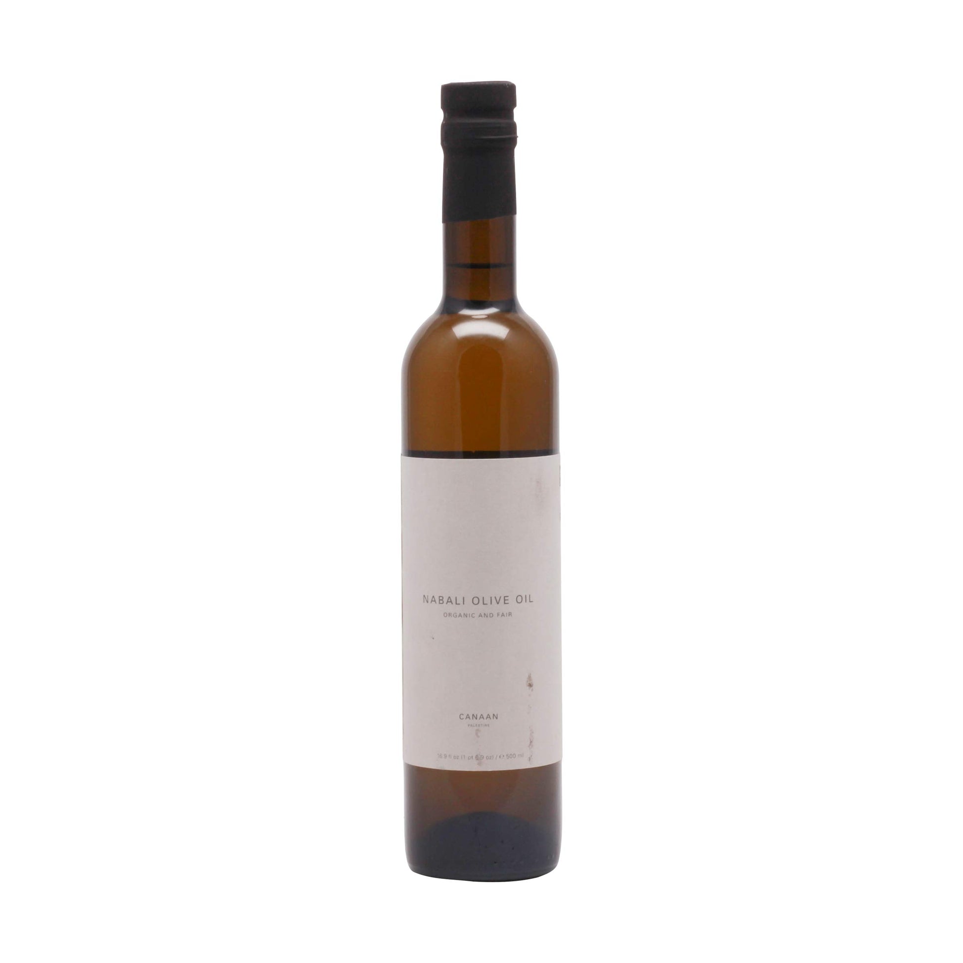 Canaan Fair Trade Organic Cold-Pressed Tree Olive Oil, Nabali, 16.9 Oz