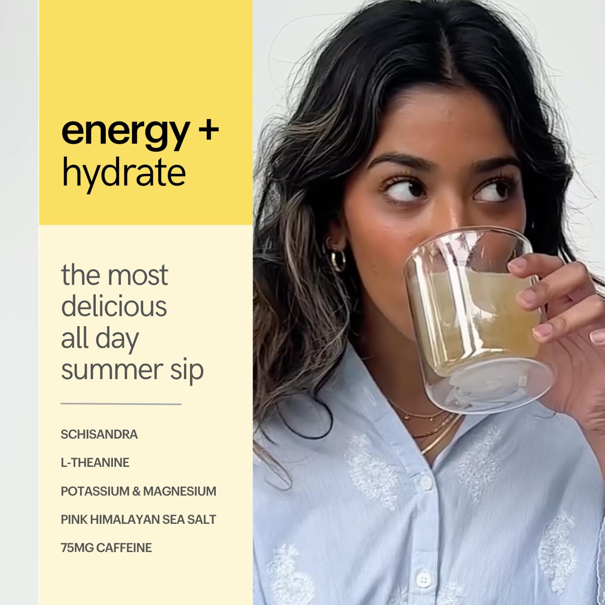 Heywell Sparkling Adaptogenic Water Energy And Focus, Lemon Fizz Flavor 12 Fluid Ounce (Pack Of 12) - Caffeinated, Organic, Non