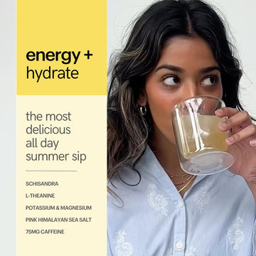 Heywell Sparkling Adaptogenic Water Energy And Focus, Lemon Fizz Flavor 12 Fluid Ounce (Pack Of 12) - Caffeinated, Organic, Non