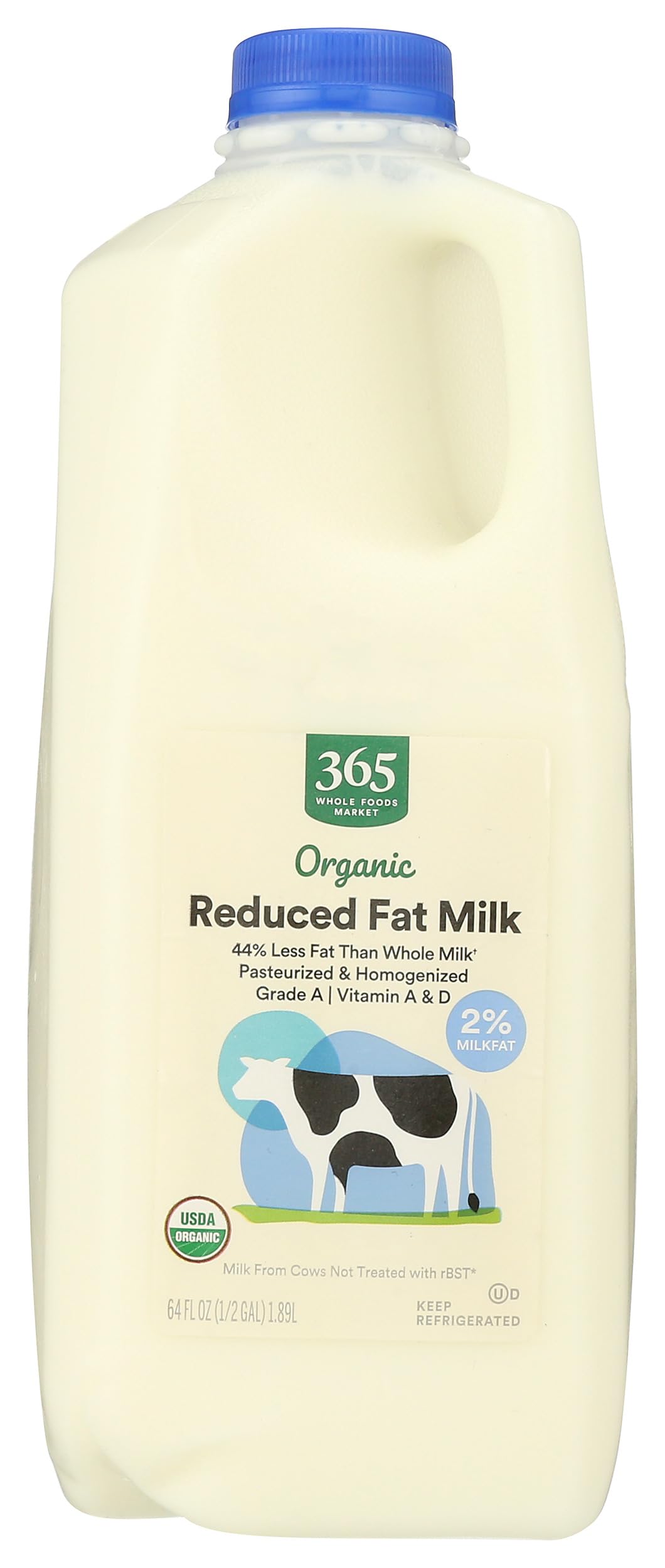 365 by Whole Foods Market, Organic 2% Reduced Fat Milk, 64 Fl Oz