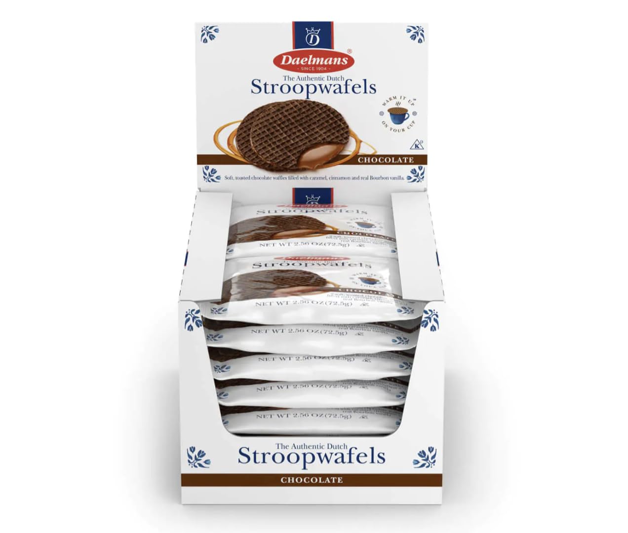 Daelmans Stroopwafels Duo Choc Cml (Pack Of 12)