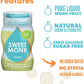 100% Pure Original Monk Fruit Sweetener Liquid Sugar Substitute By Sweetmonk - 1.7Oz |No Water Added Monk Fruit Extract | Zero C