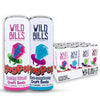 Wild Bills Craft Soda Variety Pack - Watermelon, Strawberry, Berry Blast, Blue Raspberry - 12 Oz Cans - 12 Pack - Vegan, Gluten Free