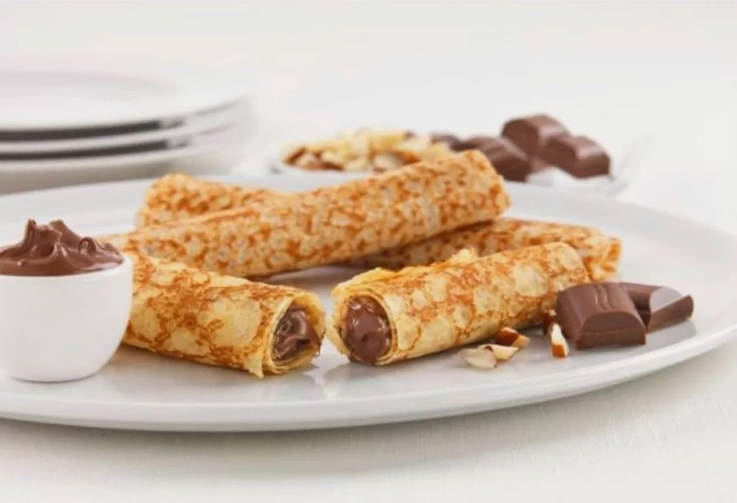 Chocolate French Crepes With Delicious Chocolate-Hazelnut Filling 21.2Oz 600G (2 Pack)