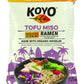 Koyo Ramen Soup, Tofu Miso Reduced Sodium, Made With Organic Noodles, No MSG, No Preservatives, Vegan, 2.1 Ounces Per Package (1