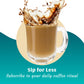 FlavCity Caf? Salted Caramel Macchiato - Flavored Instant Coffee Powder Mix with Grass-Fed Whole Milk - Instant Latte Made from Real Ingredients - All In One  Just Add Water (20 Servings)