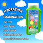 Drink Blocks Sugar-Free, Dye-Free, BPA-Free, Naturally Flavored Water - Bottles Click Together for Creative Building Fun! (Lemon