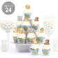 Big Dot of Happiness Cupcake Decoration Kit - 24 Cupcake Wrappers & Picks, Multicolor, Paper, 1.75 x 2.5, Model BD4052tpk