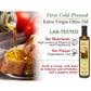 Papa Vince Extra Virgin Olive Oil & Balsamic Vinegar Set - 16.91 oz each, Aged 8 Years, First Cold Pressed, Made in Sicily, Italy