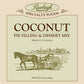 Rawleigh Coconut Pie Filling & Dessert Mix: 16 Oz / 454G - Pack Of 1