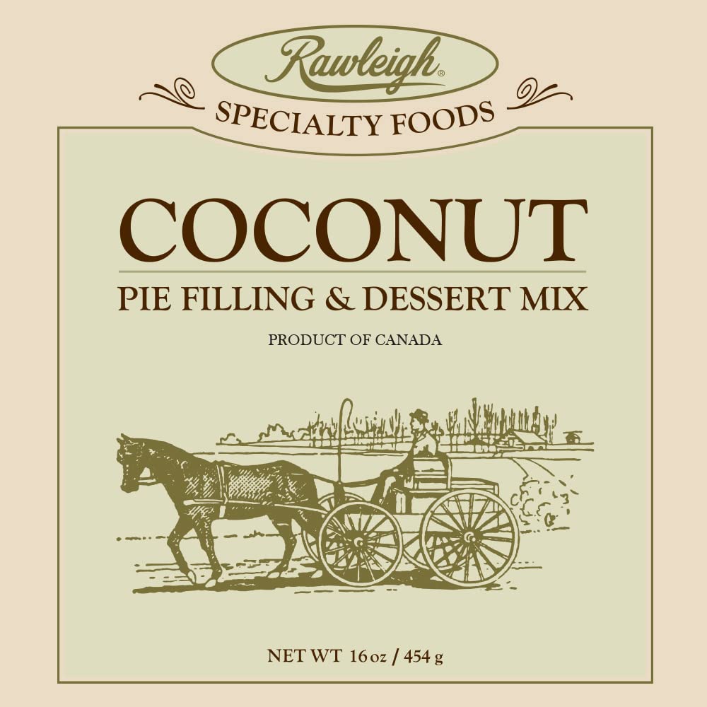 Rawleigh Coconut Pie Filling & Dessert Mix: 16 Oz / 454G - Pack Of 12