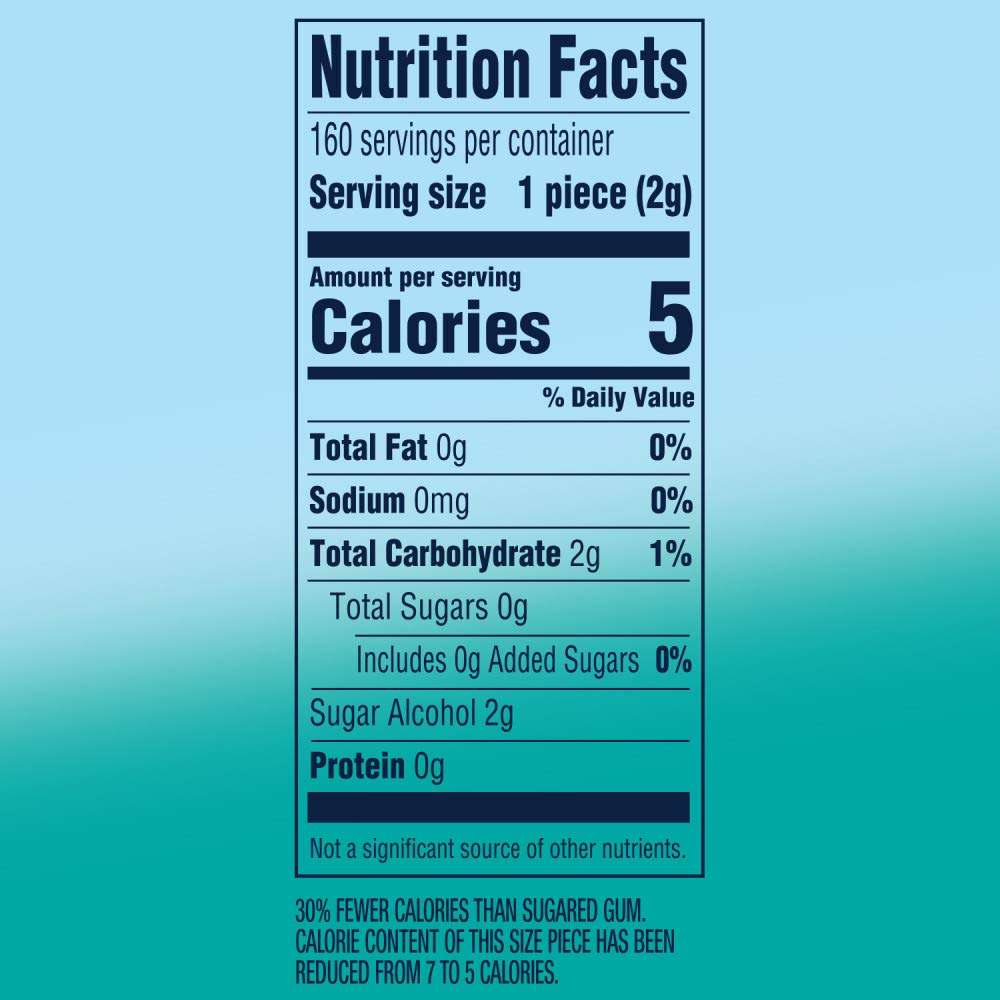Extra Refreshers Polar Ice chewing gum 40 countPack of 4
