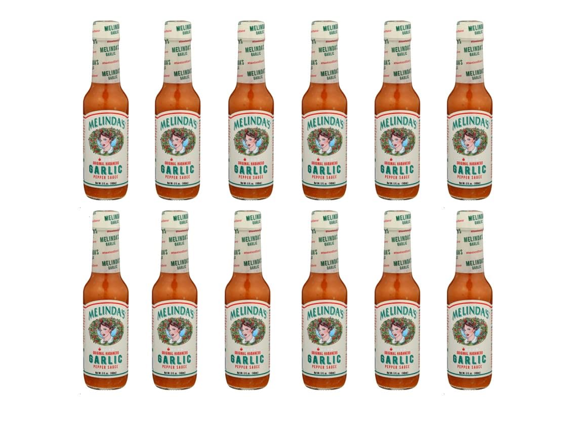 Melinda's Garlic Habanero Hot Sauce (Pack of 12)