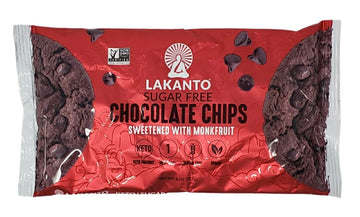 Lakanto Sugar Free Chocolate Baking Chips Sweetened With Monkfruit - Pack Of 4 Bags - 8 Oz Per Bag - 32 Oz Total - Gluten Free,