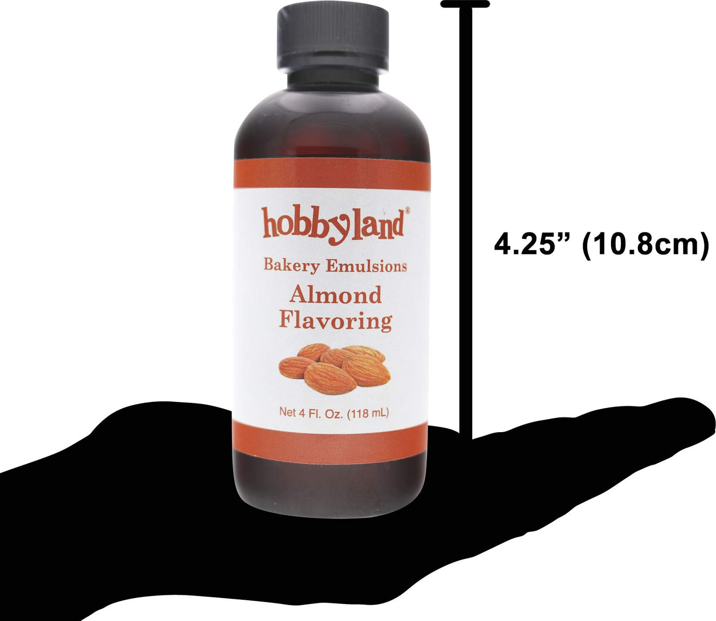 Hobbyland Bakery Emulsions Almond Flavoring, 4 fl oz, Small Batch Baking Emulsion