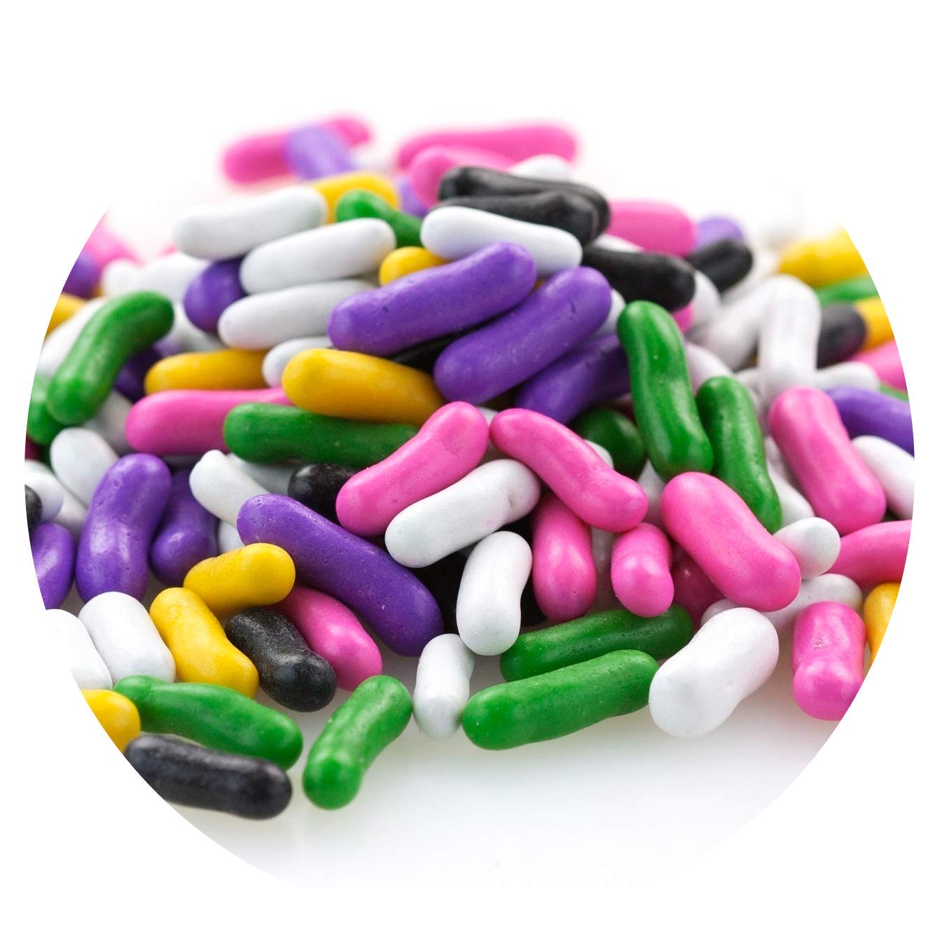 Kennys Candy Coated Black Licorice Pastels - 2 lb Bag