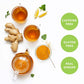Prince Of Peace Ginger Honey Crystals with Turmeric, 25 Sachets, Caffeine Free, 15.87 Ounce, Easy to Brew Hot or Cold Beverage
