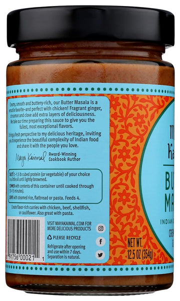 Maya Kaimal Butter Masala Simmer Sauce (Pack Of 2)