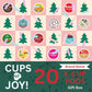 Holiday Favorites Blend K-cups Coffee Pods Variety Sampler Christmas Gift Box  Includes Cafe Bustelo  Dunkin  Green Mountain  Cinnabon & Caribou for Keurig malt-inspired -20 Count