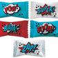 Fruidles Superhero Buttermints, Soft Fruity Candies, After Dinner Mints, Fat-Free, Kosher Certified, Individually Wrapped (55 Pi