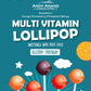 Andy Anand Low-Calorie Lollipops With Multi Vitamins Fruit Flavored, Kids Love Them! 8.8 Oz, Kids Multivitamin Pops, Sweetened W