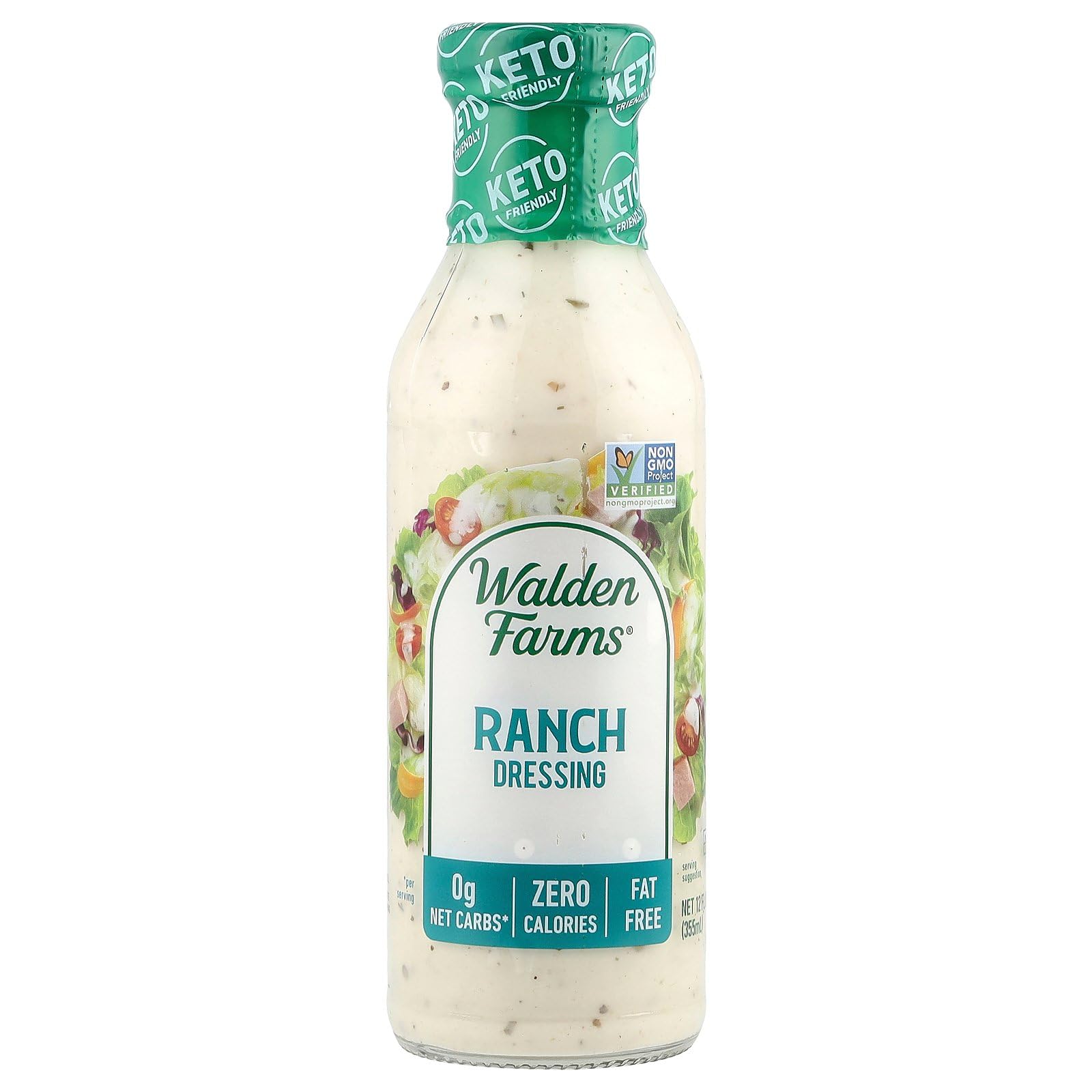 Walden Farms Salad Dressings (12 Fl Oz (Pack of 1), Ranch Dressing)