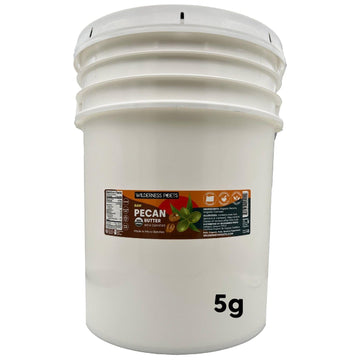Wilderness Poets, Pecan Butter with Cashews - Organic, Raw, Bulk Size (640 Ounce - 40 Pound - 5 Gallon)