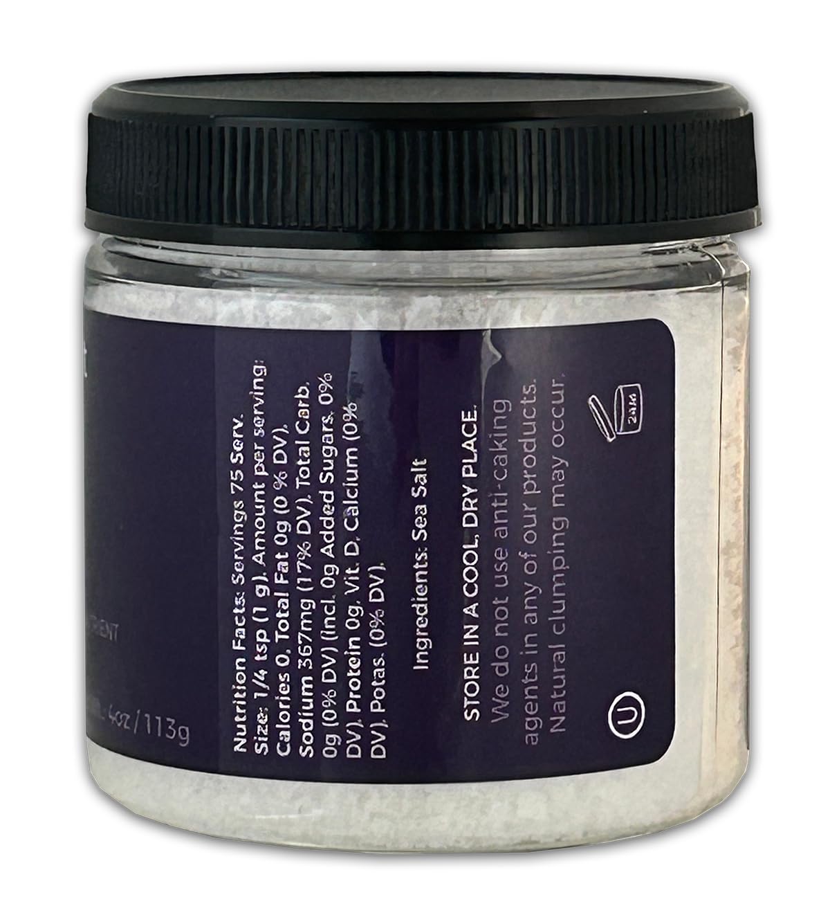 KOSHER CERTIFIED Flake Sea Salt - Flake Finish  Finishing Salt - 4oz
