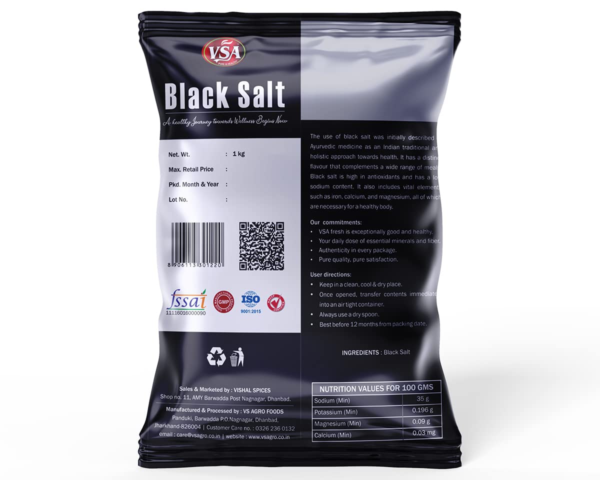Vsa Kala Namak (Black Salt) 1Kg