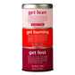 The Republic of Tea Get Lost Stackable Teas, Caffeinated, 42 Count, Tin