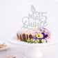 Silver Glitter Mis Quince Cake Topper, Mis Quince Aos Decorations, 15Th Birthday Decorations, Feliz 15 Anos, Cheers To 15 Years