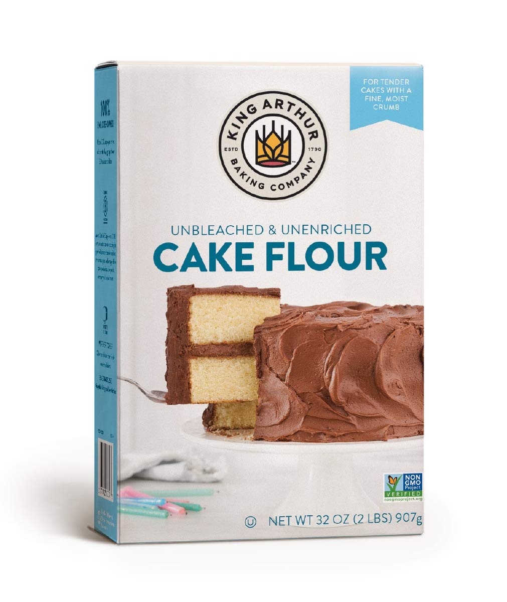 King Arthur Unbleached Cake Flour Blend, 2 Pounds (Pack of 6) - Packaging May Vary