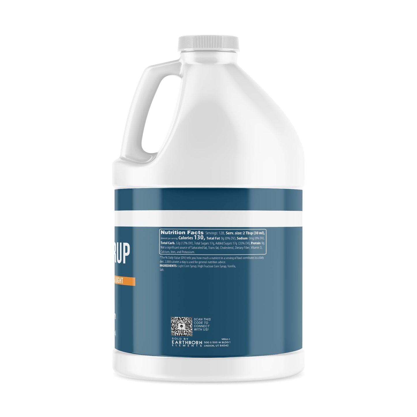 Earthborn Elements Corn Syrup Light Syrup with Vanilla, 1 Gallon Jug