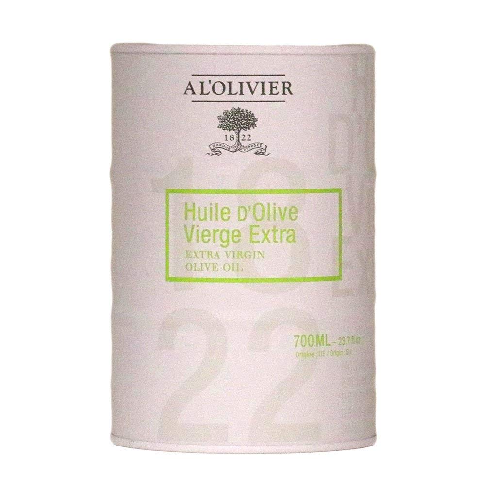A LOlivier Extra Virgin Olive Oil - 23.7 Fl Oz Tin Can