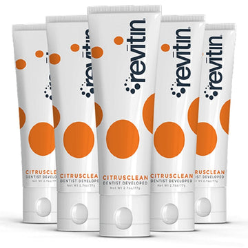 Revitin Natural Toothpaste And Prebiotic Oral Therapy (5 Pack)