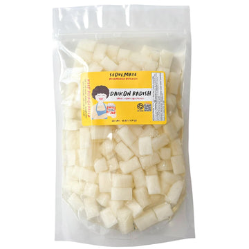 Seoulmate Daikon Radish Pickle - 3.5 lb, Korean-Style Sweet & Tangy Fermented Pickles, Probiotic-Rich, Gut-Healthy, Vegan & Plan