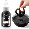 Black Oil Based Food Coloring for Chocolates Melts - 30ML Tasteless Liquid Edible Oils Food Dye Candy Cookies Decorating,Vivid O
