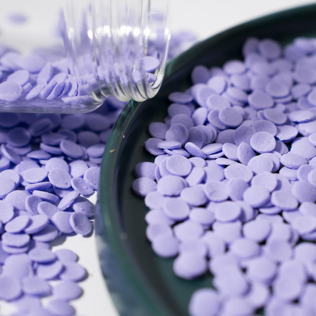 NIPEOR Purple Sprinkles Confetti Sprinkles 3.53oz/100g Edible Sprinkle Topping Confetti Sprinkles, Round Sprinkles for Cupcake C