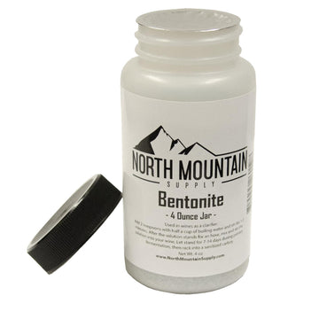 North Mountain Supply BT-4oz Food Grade Bentonite Clay, 4 Ounces, Gray, Clay Material
