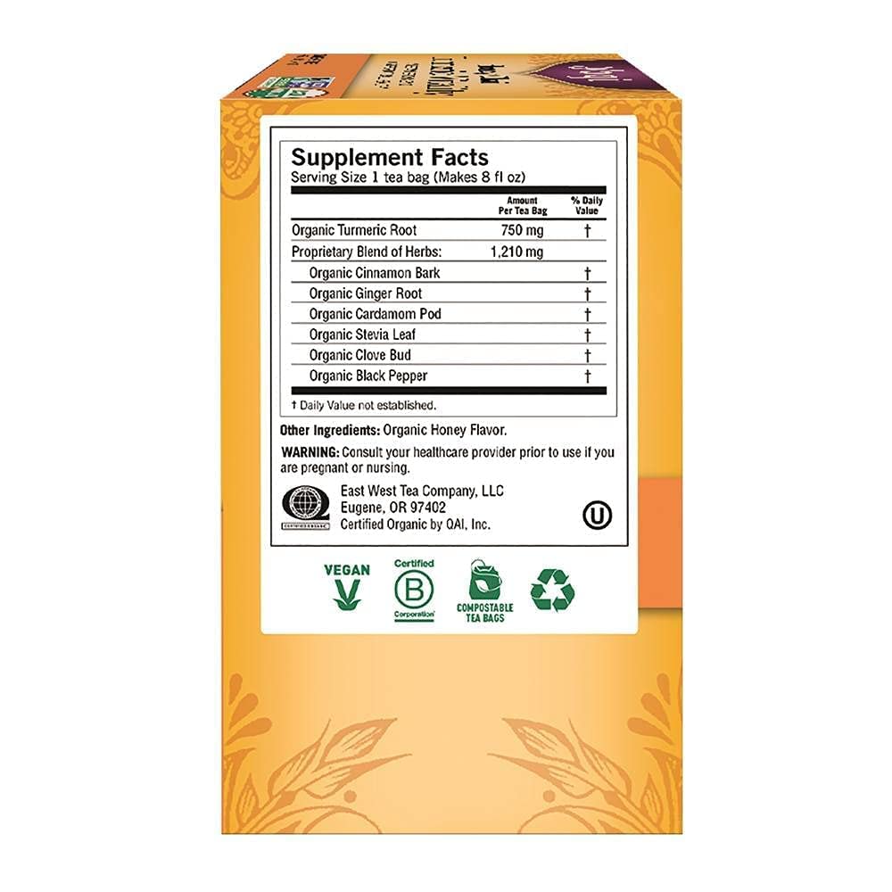 Yogi Tea, Honey Chai Turmeric Vitality, 16 Ct