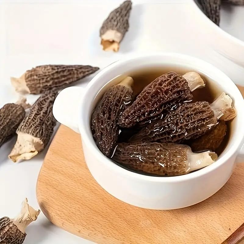 Dried Morel Mushrooms, 4 Oz Dried Mushrooms For Cooking Dehydrated Mushrooms, Wild Mushrooms Dried Morel Mushrooms Shipping From